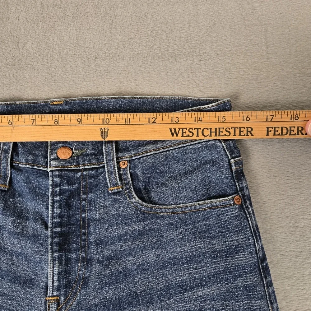J. Crew 484 A‎ Cone Denim Jeans Mens 30x30 Slim Fit Blue Med Wash Stretch